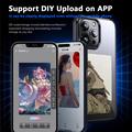 iPhone 15 Pro Max DIY E-InkCase NFC kotelo - Musta