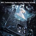 iPhone 15 Pro Max DIY E-InkCase NFC kotelo - Musta