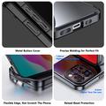 iPhone 15 Pro Max DIY E-InkCase NFC kotelo - Musta