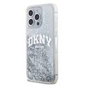 iPhone 15 Pro Max DKNY Liquid Glitter Arch Logo Suojakuori - läpinäkyvä
