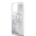 iPhone 15 Pro Max DKNY Liquid Glitter Arch Logo Suojakuori - läpinäkyvä