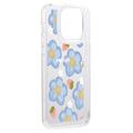 iPhone 15 Pro Max Fashion TPU Kotelo - Kukat / Mansikat