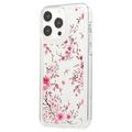 iPhone 15 Pro Max Fashion TPU Kotelo - Vaaleanpunaiset kukat