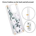iPhone 15 Pro Max Fashion TPU kotelo - Valkoiset kukat