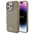 iPhone 15 Pro Max Guess Disco Metal Script Logo Kotelo - Kulta