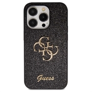 iPhone 15 Pro Max Guess Fixed Glitter 4G Metal Logo Kotelo