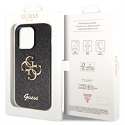 iPhone 15 Pro Max Guess Fixed Glitter 4G Metal Logo Kotelo