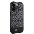 iPhone 15 Pro Max Guess G Cube Mag -kotelo - Musta
