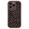 iPhone 15 Pro Max Leopardikuvio TPU-kotelo - Kahvi
