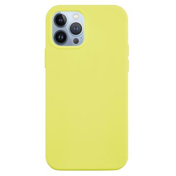 iPhone 15 Pro Max Liquid Silicone Suojakuori - Keltainen