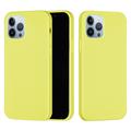 iPhone 15 Pro Max Liquid Silicone Suojakuori - Keltainen