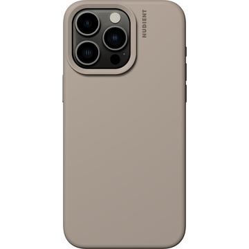 iPhone 15 Pro Max Nudient Base Silikonikotelo - Beige