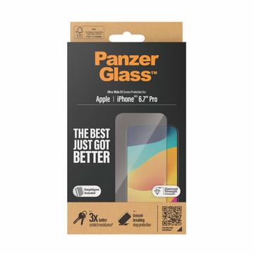 iPhone 15 Pro Max PanzerGlass Ultra-Wide Fit EasyAligner -Panssarilasi - 9H