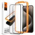 iPhone 15 Pro Max Spigen ALM Glas.tR Panssarilasi - 9H - 2 Kpl.