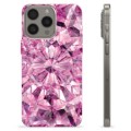 iPhone 15 Pro Max TPU Suojakuori - Vaaleanpunainen Kristalli