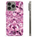 iPhone 15 Pro Max TPU Suojakuori - Vaaleanpunainen Kristalli