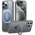 iPhone 15 Pro Max Torras Upro Ostand Matte Kotelo - MagSafe-yhteensopiva