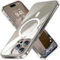 iPhone 15 Pro Max Torras X-Shock MagSafe TPU kotelo - läpinäkyvä
