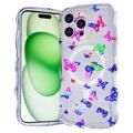 iPhone 15 Pro Max Wave-Edge Laser Glitter MagSafe kotelo