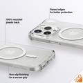 iPhone 15 Pro PanzerGlass HardCase MagSafe tapauksessa yhteensopiva D3O - Kirkas