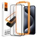 iPhone 15 Pro Spigen ALM Glas.tR Panssarilasi - 2 Kpl.