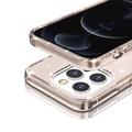 iPhone 15 Pro Stylish Glitter Series Hybridikotelo - Kulta