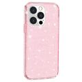 iPhone 15 Pro Stylish Glitter Series Hybridikotelo - Pinkki