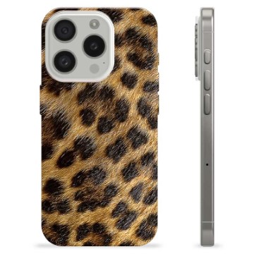 iPhone 15 Pro TPU Suojakuori - Leopardi