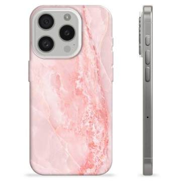 iPhone 15 Pro TPU Suojakuori - Ruusun Marmori