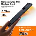 iPhone 15 Pro Torras OriginFit MagSafe -kotelo - Musta