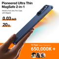 iPhone 15 Pro Torras OriginFit MagSafe -kotelo - laivastonsininen
