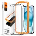 iPhone 15 Spigen ALM Glas.tR Panssarilasi - 2 Kpl.
