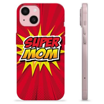iPhone 15 TPU Suojakuori - Super Äiti