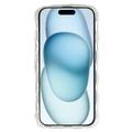 iPhone 15 aaltoilevan reunan öljymaalaus TPU-kotelo - Kukat