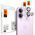 iPhone 16/16 Plus/17 Spigen Glas.tR Ez Fit Optik Pro Kameralinssin Panssarilasi - 9H - Violetti