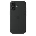 iPhone 16 Apple Silikonikuori MagSafella MYY13ZM/A - Musta