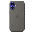iPhone 16 Apple Silikonikuori MagSafella MYY33ZM/A - Kiven harmaa
