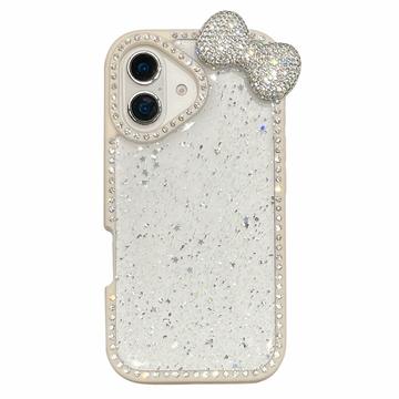 iPhone 16 Rusetti ja strassi epoksikotelo