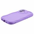 iPhone 16 Candy Color Wavy TPU-kotelo - violetti