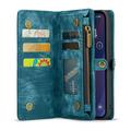 iPhone 16 Caseme 008 2-in-1 Multifunctional Lompakkokotelo - Sininen