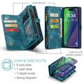 iPhone 16 Caseme 008 2-in-1 Multifunctional Lompakkokotelo - Sininen