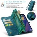 iPhone 16 Caseme 008 2-in-1 Multifunctional Lompakkokotelo - Sininen