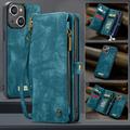 iPhone 16 Caseme 008 2-in-1 Multifunctional Lompakkokotelo - Sininen