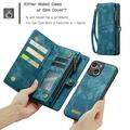 iPhone 16 Caseme 008 2-in-1 Multifunctional Lompakkokotelo - Sininen