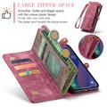 iPhone 16 Caseme 008 2-in-1 Multifunctional Lompakkokotelo - Punainen