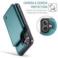 iPhone 16 Caseme C22 Kotelo RFID-korttilompakko - vihreä