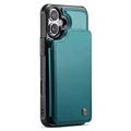 iPhone 16 Caseme C22 Kotelo RFID-korttilompakko - vihreä