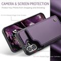 iPhone 16 Caseme C22 Kotelo RFID-korttilompakko - Violetti