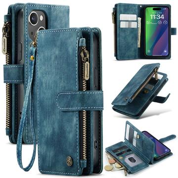 iPhone 16 Caseme C30 Monitoiminen Lompakkokotelo - Sininen