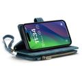 iPhone 16 Caseme C30 Monitoiminen Lompakkokotelo - Sininen